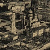 Widok z lotu ptaka na plac Saski po 1915 roku, Zbir pocztwek XIX-XX wieku (do 1939 roku), nr zesp. 1622/IV, sygn. IV-48